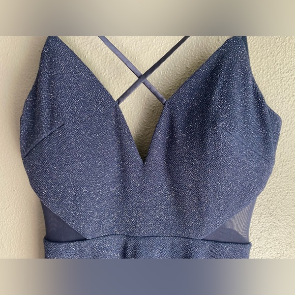 Dear Moon formal dress-Size 3-Slate - Picture 7 of 10